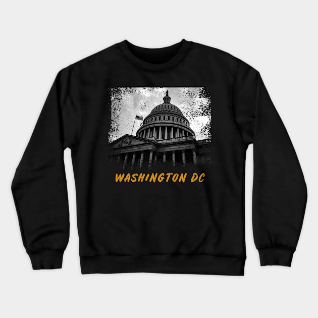 WASHINGTON DC Crewneck Sweatshirt by PARKER72